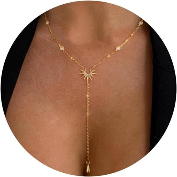 Long Necklace for Women Trendy 04 - Picture 1 of 5